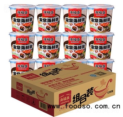 海福盛速食粥整箱12杯裝凍