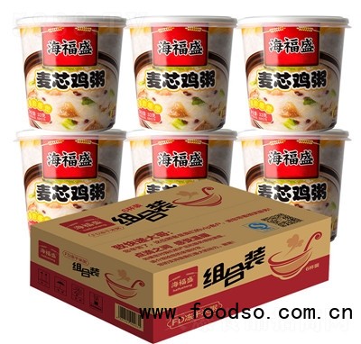 麥芯雞粥海福盛速食粥早餐
