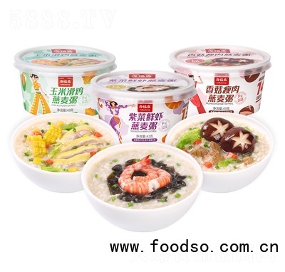 海福盛燕麥粥整箱沖泡即食