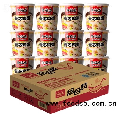 海福盛速食粥整箱12杯裝凍
