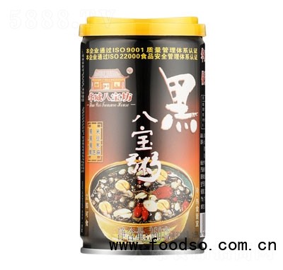 華威黑八寶粥360克速食粥方便食品