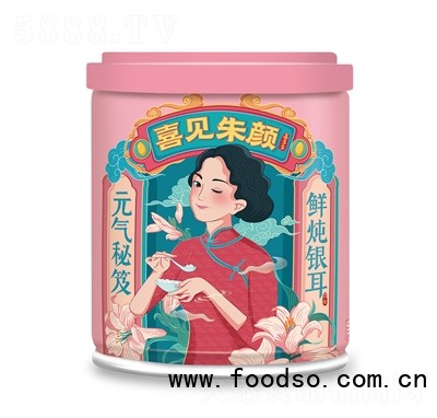 元氣秘笈鮮燉銀耳國風(fēng)版200g五谷雜糧速食粥早餐食品囤貨