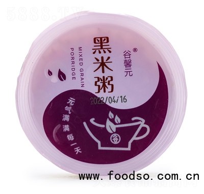 谷馨元黑之養(yǎng)黑米粥方便食品早餐粥招商代理360g