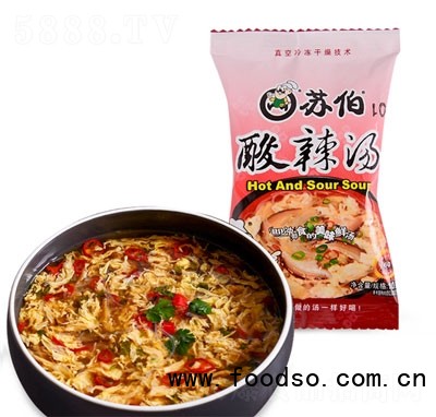 蘇伯酸辣湯10g