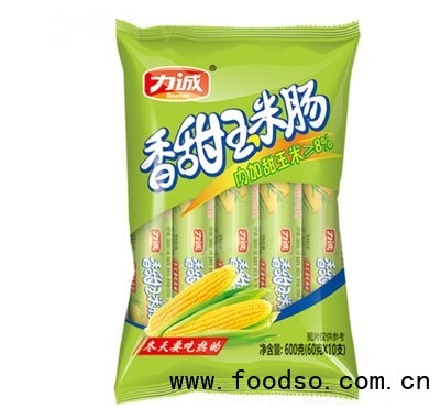 力誠(chéng)600克香甜玉米腸