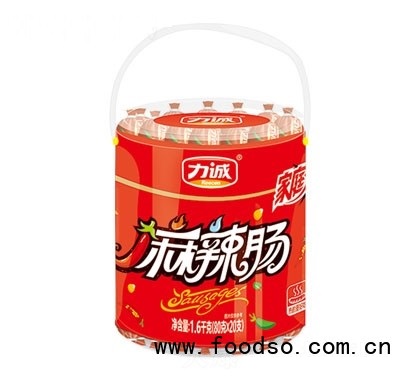 力誠(chéng)80克桶裝麻辣腸