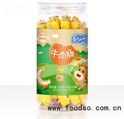 愛幼唯MINI牛肉腸罐裝南瓜味