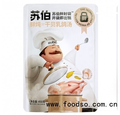 蘇伯干貝乳鴿湯450克方便