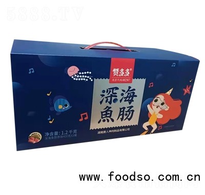 贊多多深海魚(yú)腸禮盒1.2kg