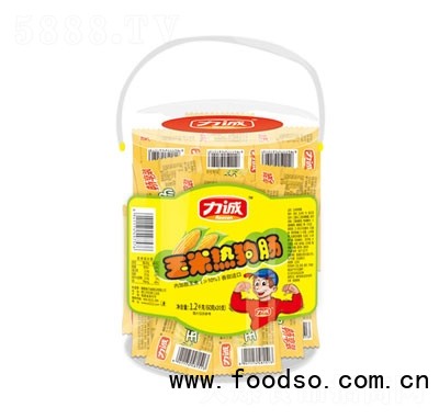 力誠桶裝60克玉米熱狗