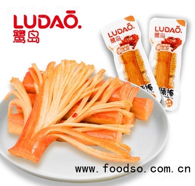 鷺島2元手撕蟹味棒香辣味2