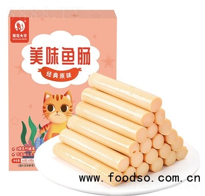 海島大亨原味魚腸香腸80g