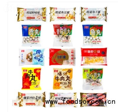 桂冠魚豆腐蟹味棒蝦滑魚丸爆汁牛肉丸香菇貢丸火鍋丸子關東煮食材