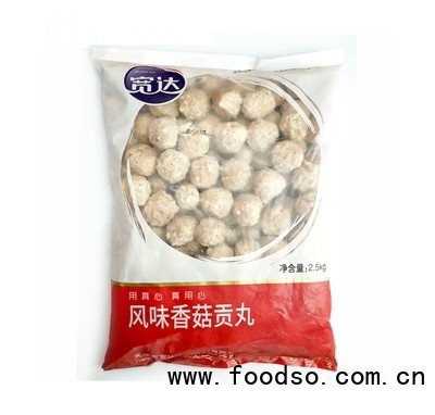 寬達風味香菇貢丸2.5kg速