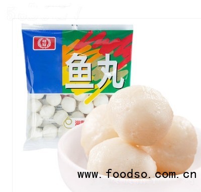 桂冠魚丸340g海鮮丸子火鍋食材豆撈燙撈干鍋熱炒香鍋燒烤關東煮