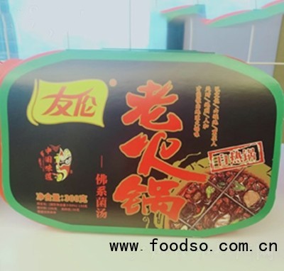 友倫老火鍋佛系菌湯自熱鍋300克盒裝