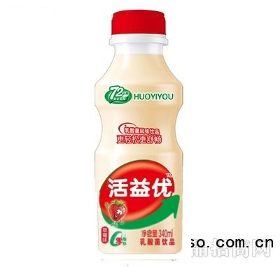 活益優(yōu)乳酸菌草莓味340ml