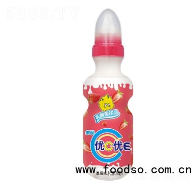 虎潤(rùn)優(yōu)C優(yōu)E乳酸菌飲品草莓味200ml