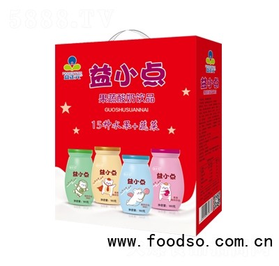 益正元益小點果蔬酸奶飲品