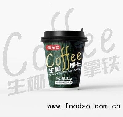 優(yōu)樂億生椰摩卡咖啡風(fēng)味固體飲料22克