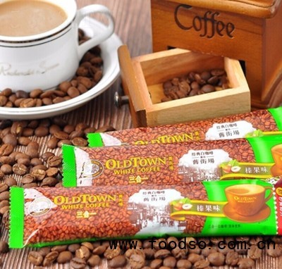 舊街場白咖啡三合一榛果味