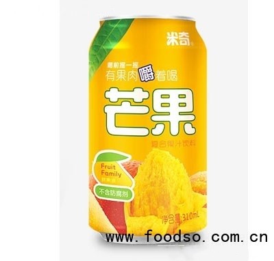 米奇芒果復(fù)合果汁飲料310ml