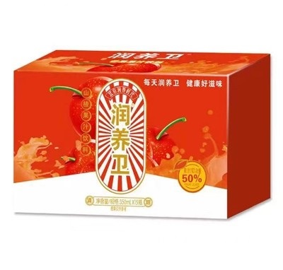潤養(yǎng)衛(wèi)果汁飲料山楂汁350ml×15招商