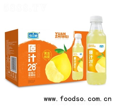 伯蘭頓原汁復(fù)合雙柚汁果汁飲料500ml×15