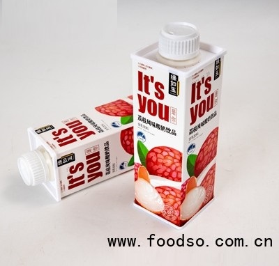 緣如玉荔枝風味酸奶飲品含