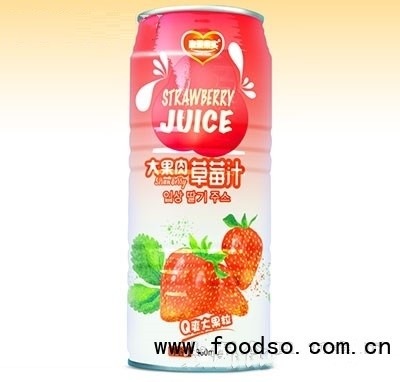 戀愛(ài)果實(shí)果肉草莓汁960ml