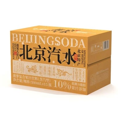 遇見(jiàn)大京門(mén)菠蘿汁復(fù)合果汁飲料含汽型500ml×15