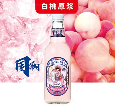 南洋1982風味汽水白桃味碳酸飲料358ml