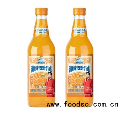 冰娃果汁汽水碳酸飲料橙汁味358ml