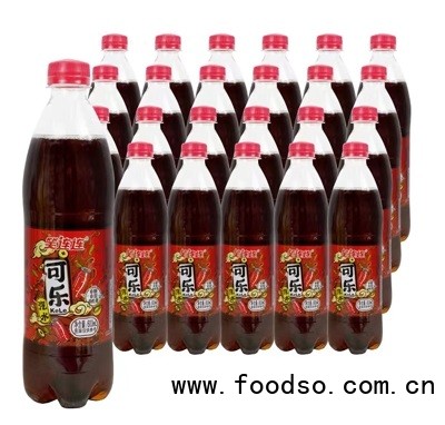 笑連連可樂(lè)味汽水600ml碳