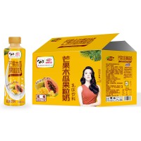 浩明芒果木瓜果粒奶乳味飲