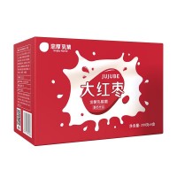 忠厚乳業(yè)大紅棗發(fā)酵乳酸菌酸奶飲品208gX6盒招商