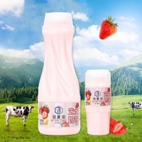 輕非引芝士奶昔果粒乳酸菌飲品草莓味