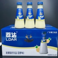 葡口荔達(dá)發(fā)酵酸奶飲品招商菠蘿味325ml×15瓶